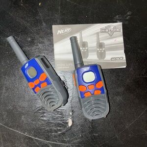 Nerf Blue and Orange Two-Way Radios